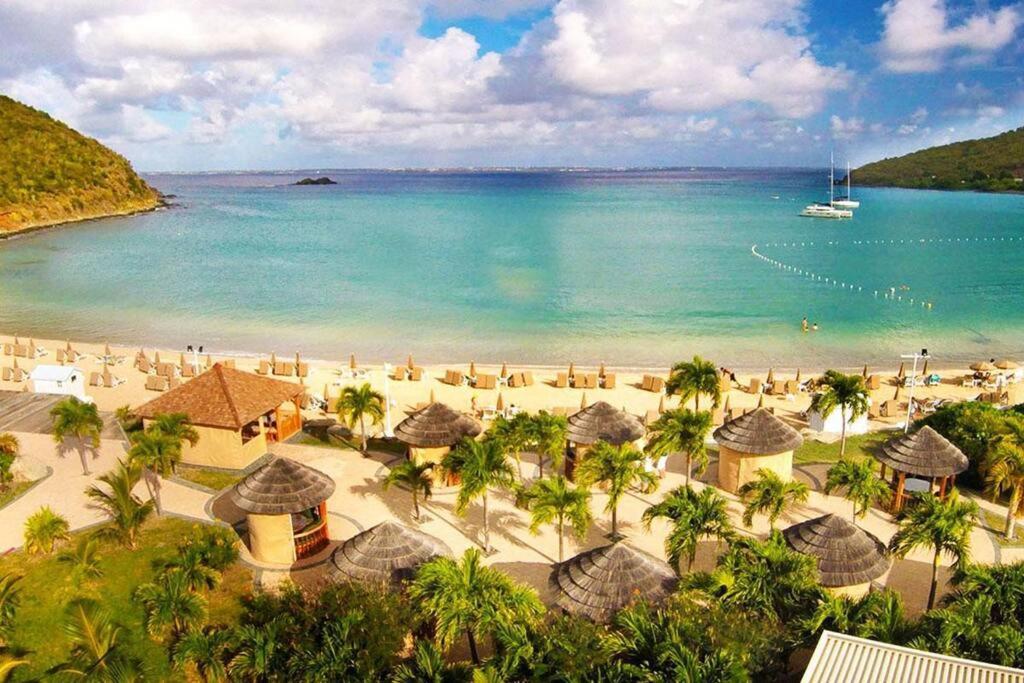 Le Palmier Bleu, Cocon Tropical, Plage & Piscine Anse Marcel ภายนอก รูปภาพ