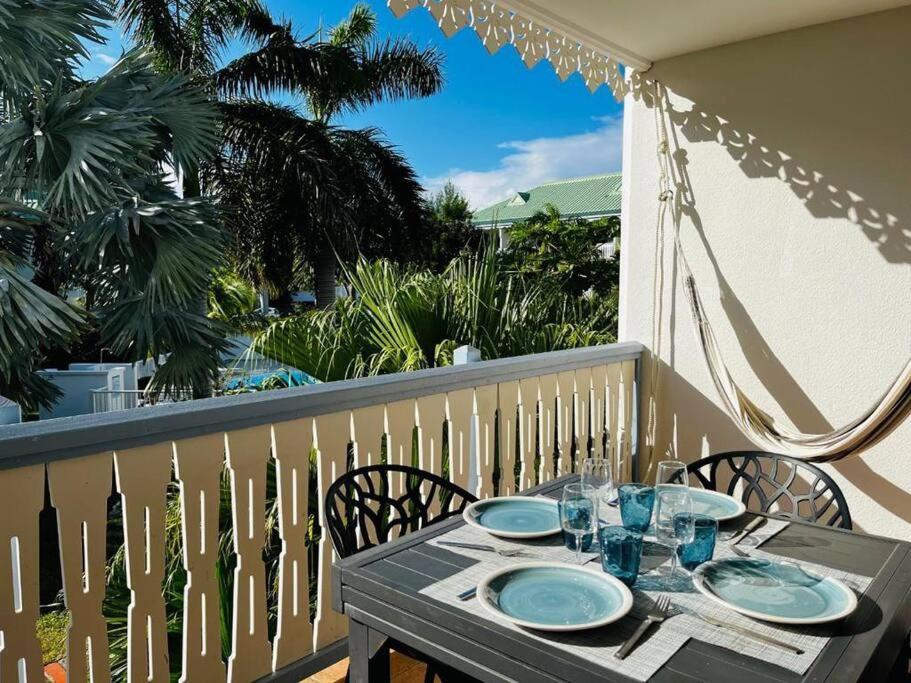 Le Palmier Bleu, Cocon Tropical, Plage & Piscine Anse Marcel ภายนอก รูปภาพ